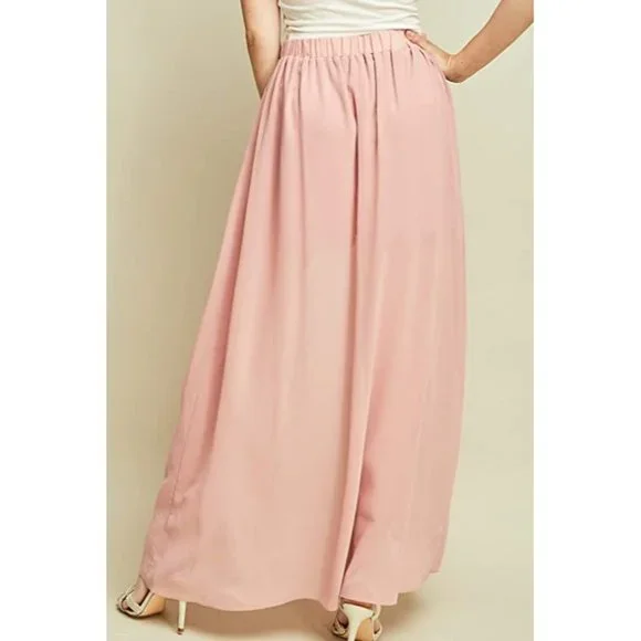 Entro High Waisted Maxi Shorts, Pink - Picture 5 of 6